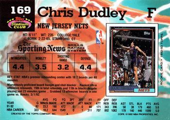1992-93 Stadium Club #169 Chris Dudley Back