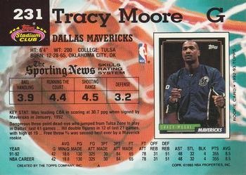 1992-93 Stadium Club #231 Tracy Moore Back