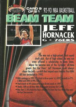 1992-93 Stadium Club - Beam Team #9 Jeff Hornacek Back