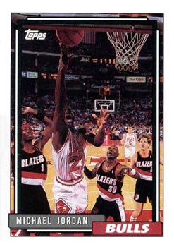1992-93 Topps #141 Michael Jordan Front