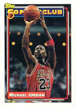 1992-93 Topps #205 Michael Jordan Front