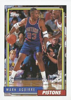 1992-93 Topps #86 Mark Aguirre Front