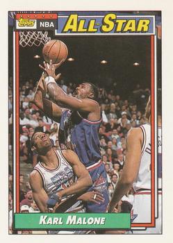 1992-93 Topps #123 Karl Malone Front