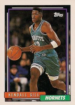 1992-93 Topps #158 Kendall Gill Front