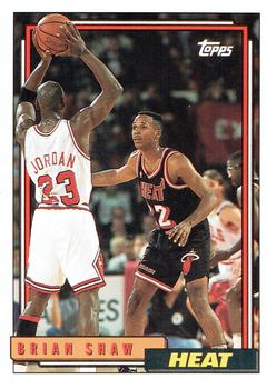 1992-93 Topps #185 Brian Shaw Front