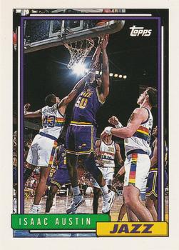 1992-93 Topps #313 Isaac Austin Front