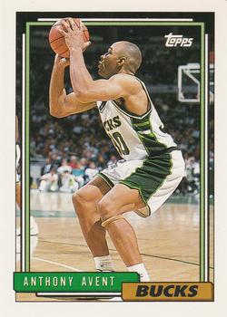 1992-93 Topps #321 Anthony Avent Front