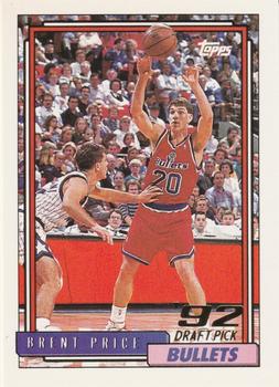 1992-93 Topps #340 Brent Price Front