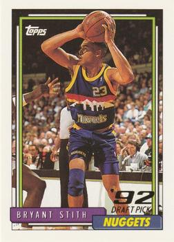 1992-93 Topps #341 Bryant Stith Front