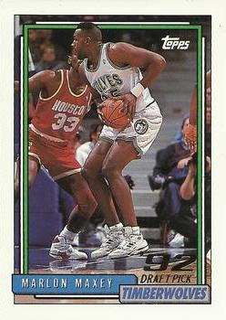 1992-93 Topps #346 Marlon Maxey Front