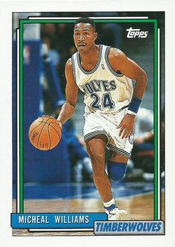1992-93 Topps #351 Micheal Williams Front