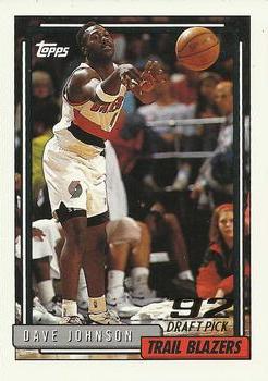 1992-93 Topps #382 Dave Johnson Front