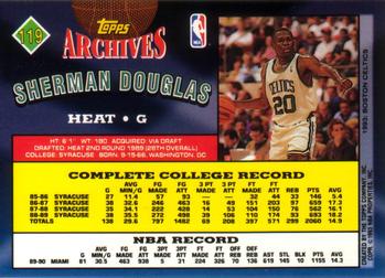 1992-93 Topps Archives #119 Sherman Douglas Back