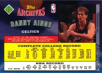 1992-93 Topps Archives #13 Danny Ainge Back