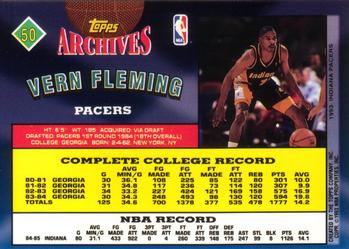 1992-93 Topps Archives #50 Vern Fleming Back