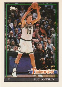 1992-93 Topps Archives #145 Luc Longley Front