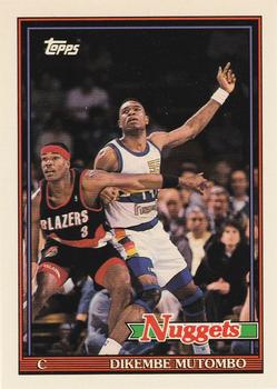 1992-93 Topps Archives #146 Dikembe Mutombo Front