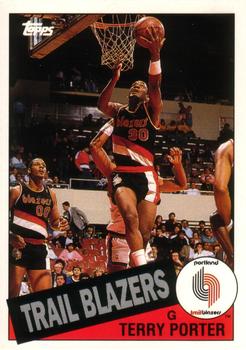 1992-93 Topps Archives #71 Terry Porter Front