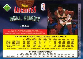 1992-93 Topps Archives #77 Dell Curry Back