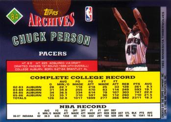 1992-93 Topps Archives #84 Chuck Person Back
