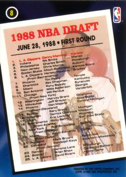 1992-93 Topps Archives #8 Danny Manning Back