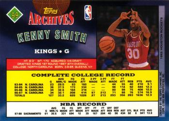 1992-93 Topps Archives #99 Kenny Smith Back