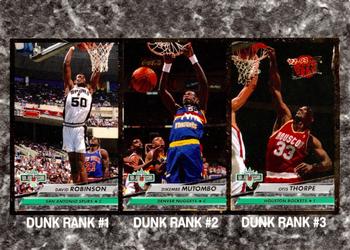 1992-93 Ultra #NNO Top 5 NBA Jammers (David Robinson / Dikembe Mutombo / Otis Thorpe / Hakeem Olajuwon / Shawn Kemp) Front