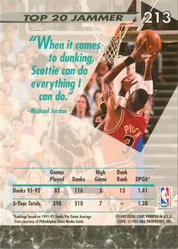 1992-93 Ultra #213 Scottie Pippen Back
