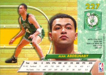 1992-93 Ultra #227 Alaa Abdelnaby Back
