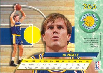 1992-93 Ultra #265 Ed Nealy Back