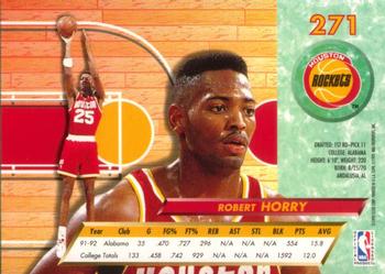 1992-93 Ultra #271 Robert Horry Back