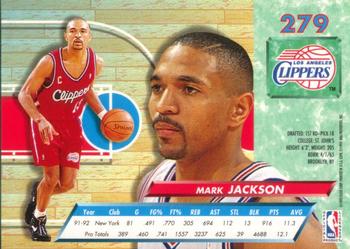 1992-93 Ultra #279 Mark Jackson Back
