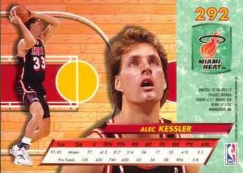 1992-93 Ultra #292 Alec Kessler Back