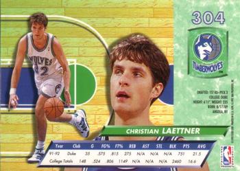 1992-93 Ultra #304 Christian Laettner Back