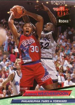 1992-93 Ultra #335 Clarence Weatherspoon Front