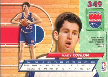 1992-93 Ultra #349 Marty Conlon Back