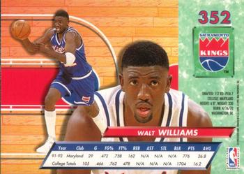 1992-93 Ultra #352 Walt Williams Back
