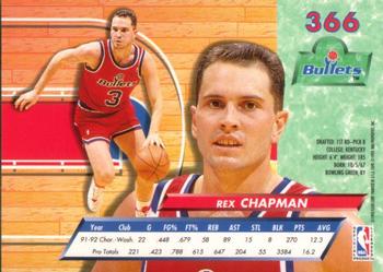 1992-93 Ultra #366 Rex Chapman Back