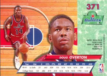 1992-93 Ultra #371 Doug Overton Back