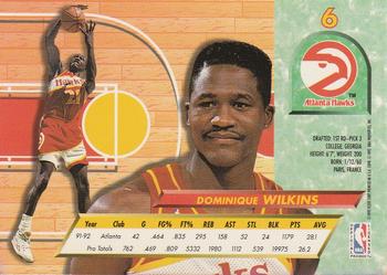 1992-93 Ultra #6 Dominique Wilkins Back