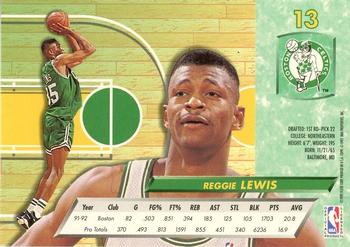 1992-93 Ultra #13 Reggie Lewis Back