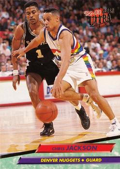#49 Chris Jackson - Denver Nuggets - 1991-92 Fleer Basketball
