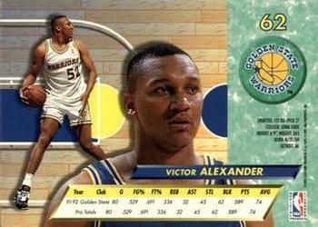1992-93 Ultra #62 Victor Alexander Back