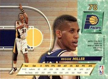 1992-93 Ultra #78 Reggie Miller Back
