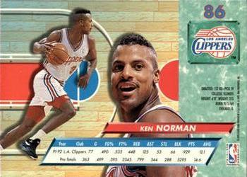 1992-93 Ultra #86 Ken Norman Back