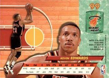 1992-93 Ultra #99 Kevin Edwards Back