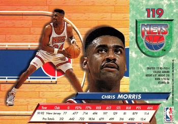 1992-93 Ultra #119 Chris Morris Back
