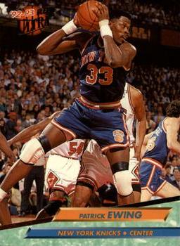 1992-93 Ultra #122 Patrick Ewing Front