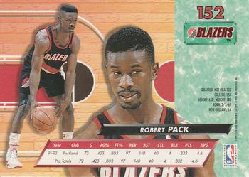 1992-93 Ultra #152 Robert Pack Back