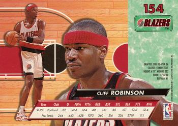 1992-93 Ultra #154 Cliff Robinson Back